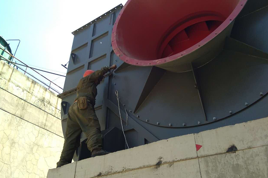 Building materials industry - cement rotary kiln tail exhaust fan