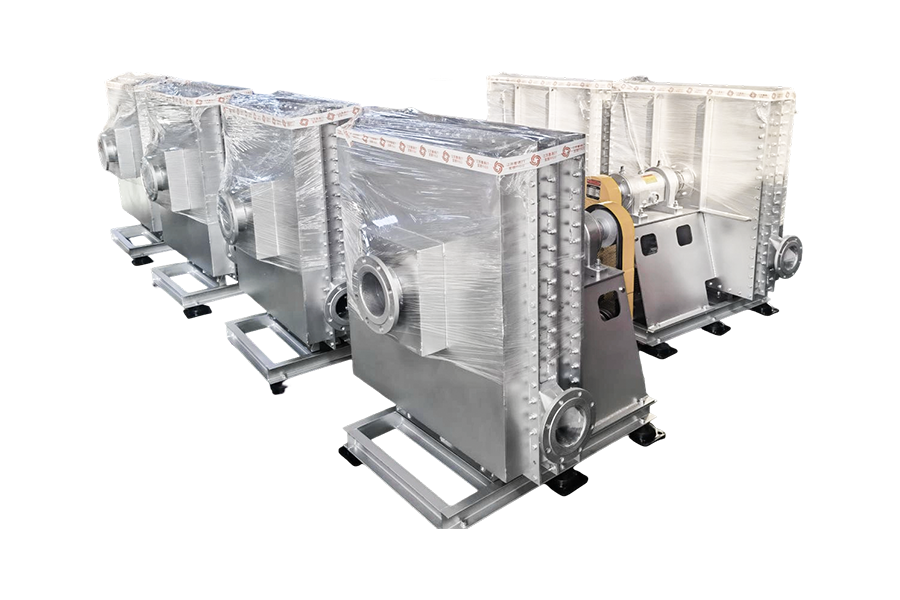 Environmental protection industry - solid and liquid waste rotary kiln treatment system Pyrolysis gas fan