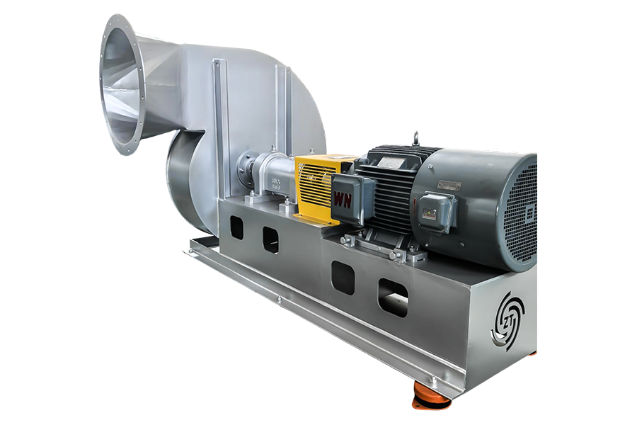 Powder conveying fan for food industry