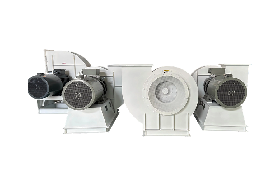 Environmental protection industry - solid and liquid waste rotary kiln treatment system Oxygen supply fan